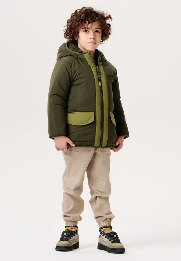 HOYOS - REVERSIBLE - Wintermantel - forest night