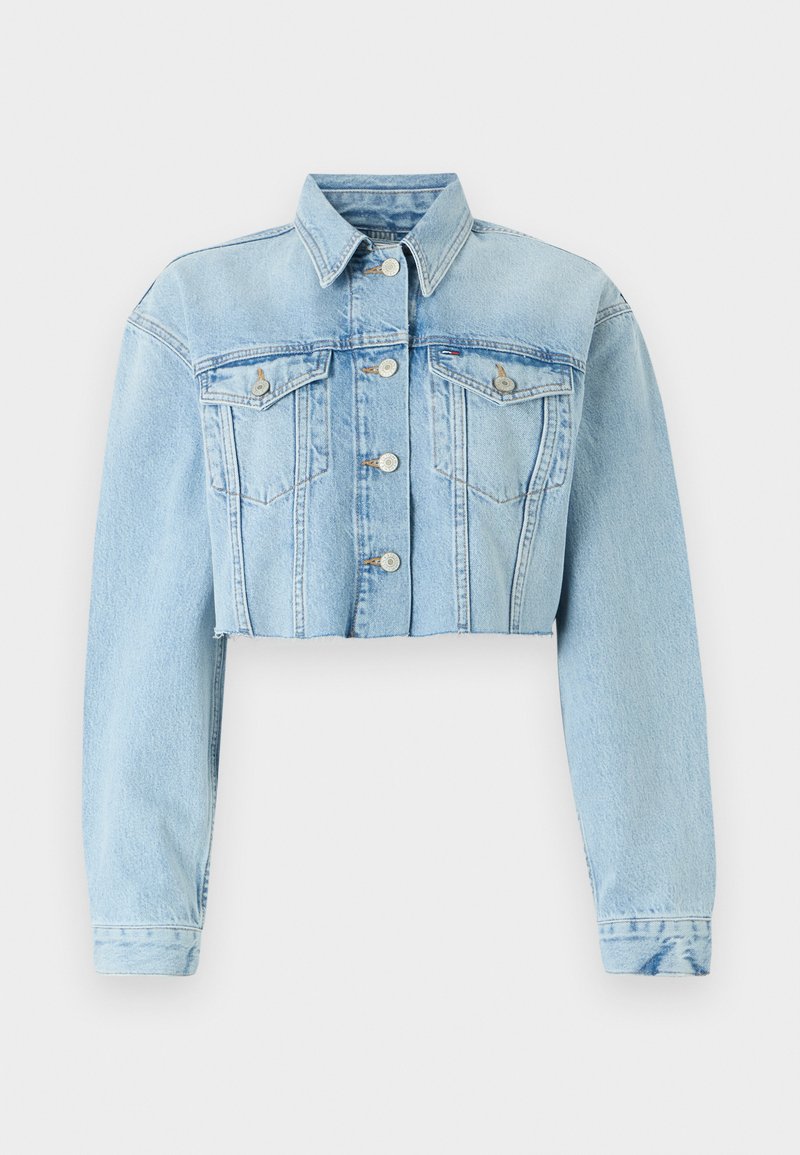 Tommy Jeans Denim jacket - denim mid light blue/blue denim - Zalando.co.uk