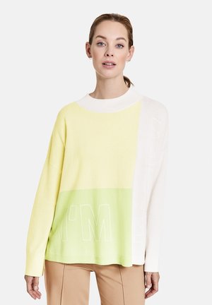 IM WOW - Jumper - gelb grün gemustert