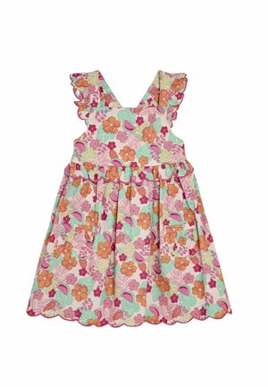 Vestido informal - pink jungle floral print