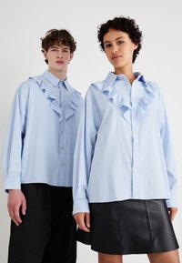 Sister Jane LOUIE RUFFLE SHIRT - Marškiniai - blue