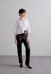rag & bone SEDONA MOTO PANT - Δερμάτινο παντελόνι - black