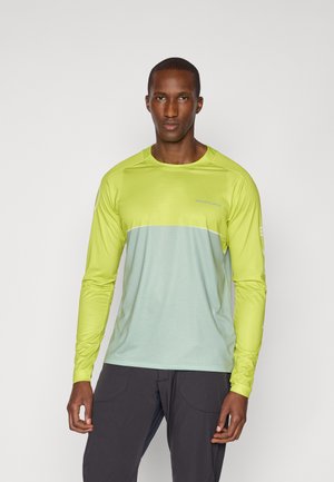 CORE PRINTED TEE - Long sleeved top - lime green
