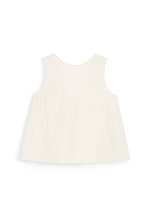 ARKET, ARKET SLEEVELESS SEERSUCKER TOP - Blúzka - white