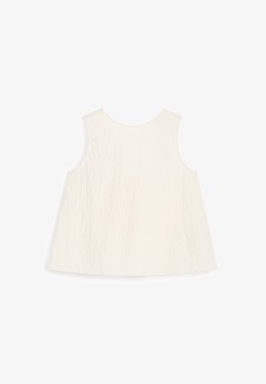 ARKET, ARKET SLEEVELESS SEERSUCKER TOP - Blusa - white
