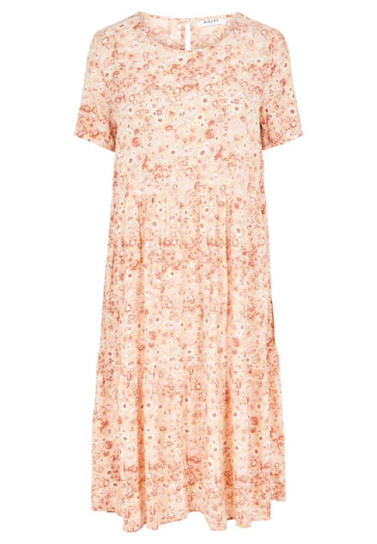 Pieces Maxi-jurk lichtrood Pieces Maxi-jurk lichtrood