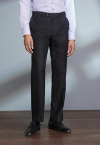 Next REGULAR FIT SIGNATURE  - Hlače za odijelo - black