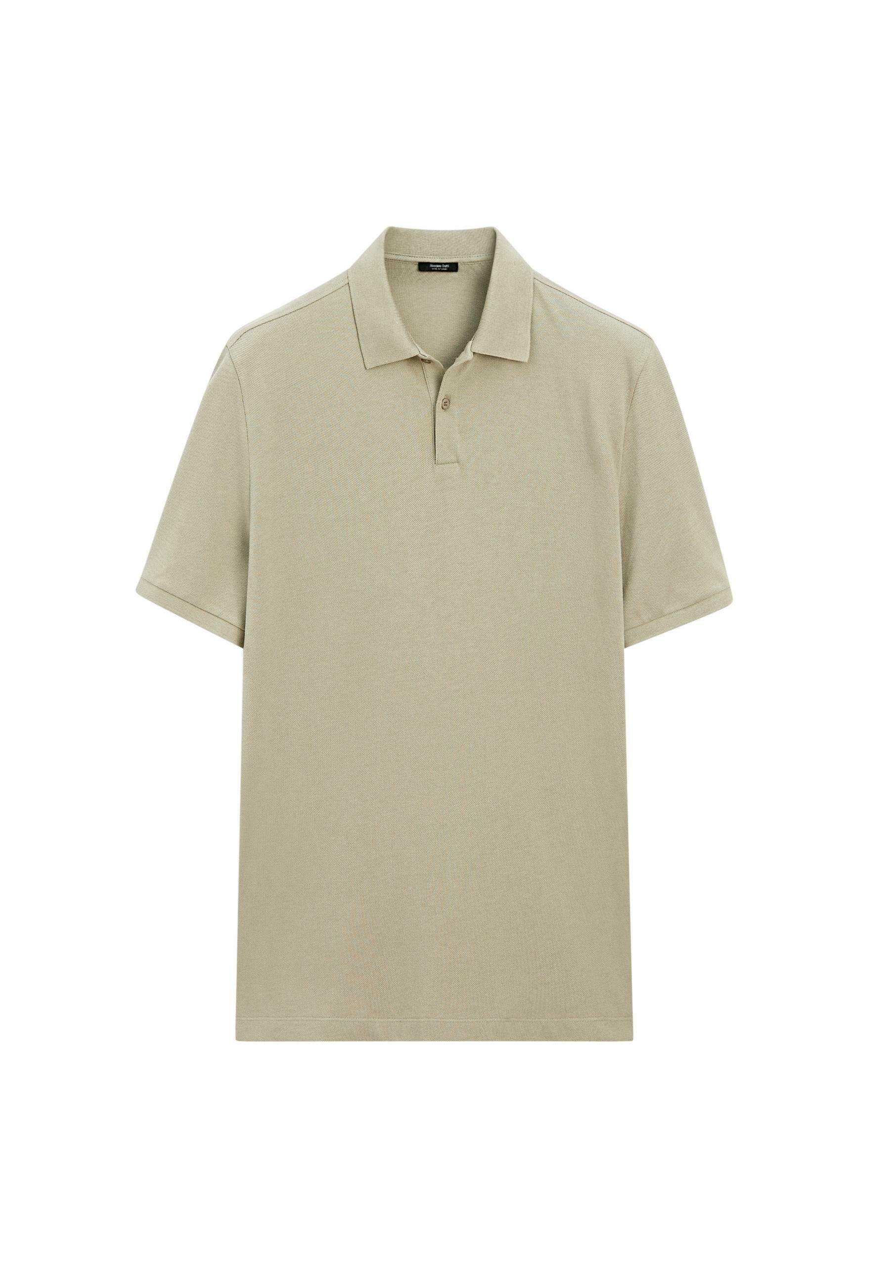 Massimo Dutti MICRO TEXTURED PIQUÉ POLO NECK - Polo shirt