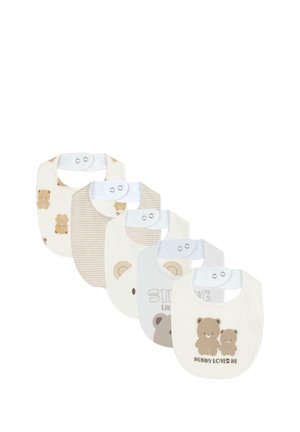 5 PACK SET - Bib - brown
