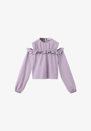Mango Kids, KID - Blúzka so zapínaním na gombíky - purple