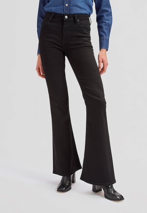 Lee, BREESE - Flared Jeans - black