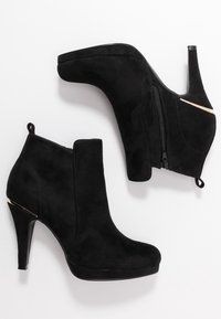Anna Field Botines de tacón - black