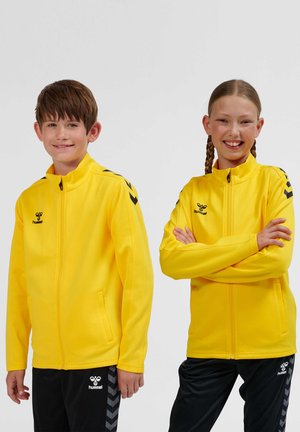 Hummel, Zip-up sweatshirt - sports yellow