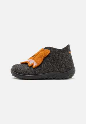HAPPY OCTI UNISEX - Hjemmesko - grau/orange