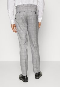 Selected Homme SLHMYLOLOGAN SUIT - Fato - grey melange/hounds check