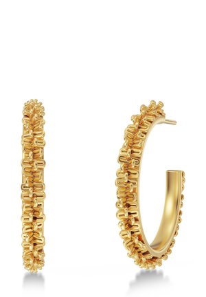 TINSEL CREOLES HOOPS - Auskarai - gold-coloured