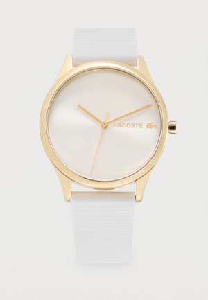 Lacoste CROCODELLE - Montre - white/gold-coloured