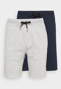 Unselected, mottled light grey/dark blue