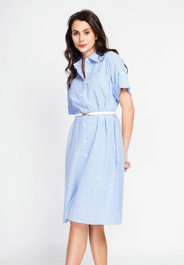 Le Jardin Du Lin Blousejurk blauw Le Jardin Du Lin Blousejurk blauw