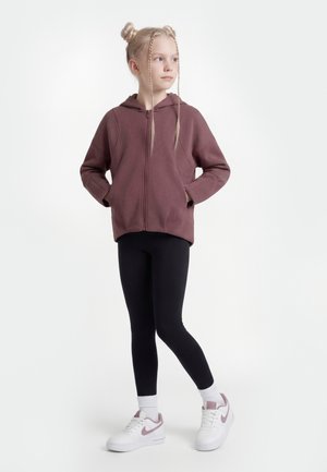 Nike Performance G NK MAVN TF KNIT FZ HOODIE UNISEX - Sweatjakke - tattoo/black