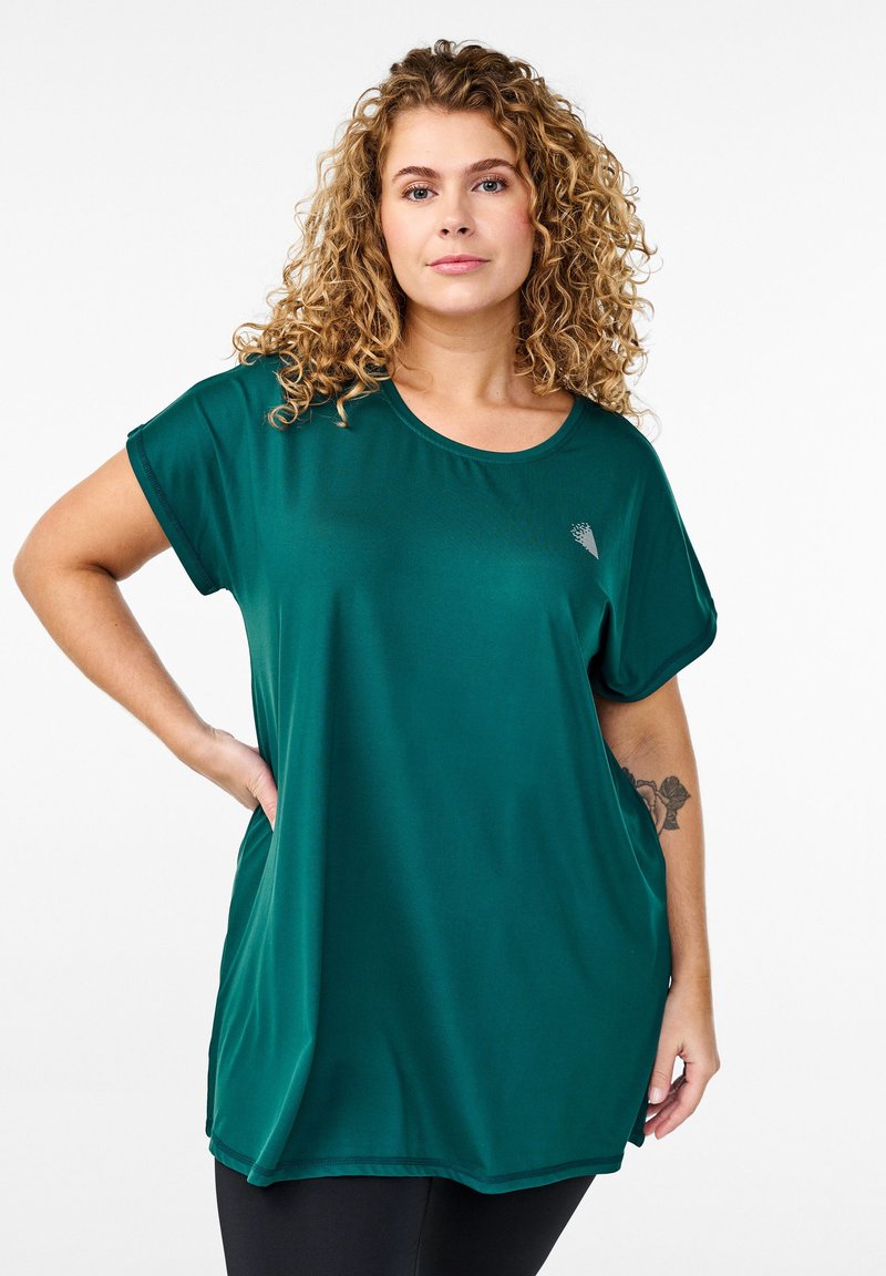 Active by Zizzi Základné tričko - deep teal