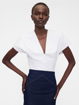 SHORT SLEEVE - Bluză - optic white