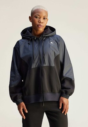 MATERIAL MIX FULL-ZIP - Outdoor jacket - black