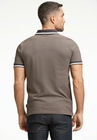 Lindbergh Poloshirt - dk brown mix