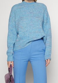 BOSS Stickad tröja - blue