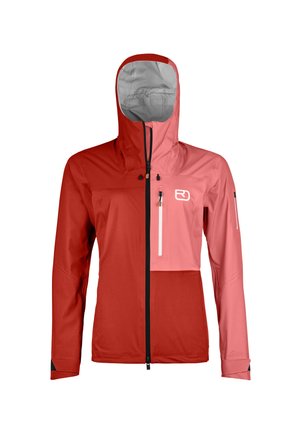 3L ORTLER - Hardshell jacket - sunset orange
