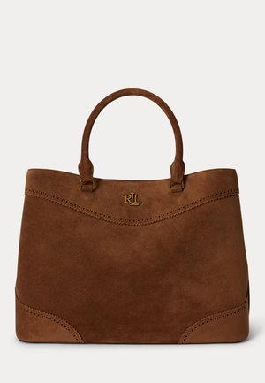 Lauren Ralph Lauren MARCY - Τσάντα χειρός - light tobacco