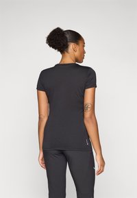 Salewa SOLID TEE - Sports T-shirt - black out