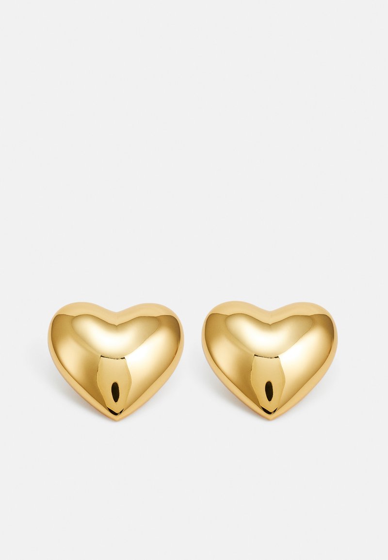 MOSCHINO ITEMS EARRINGS - Ohrringe - shiny gold-coloured