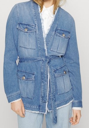 Krátký kabát - blue denim