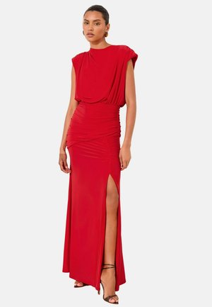 Lipsy, REGULAR FIT - SLINKY RUCHED WAIST MAXI DRESS . - Occasion wear - red