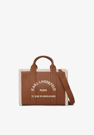 KARL LAGERFELD, RUE ST-GUILLAUME MEDIUM - Дамска чанта - dark tan