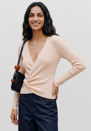 Vero Moda, KNITTED PULLOVER VMASHLEY KNITTED PULLOVER - Pullover - birch