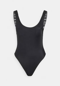 Calvin Klein Swimwear - INTENSE POWER SCOOP BACK - Fürdőruha - black Miniatűr kép 1