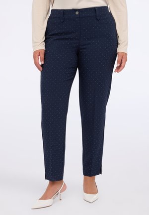 AVEC POINTS LUMINEUX - Chino - blu