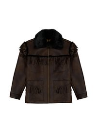 FRINGE WRANGE JACKET - Manteau court - brown