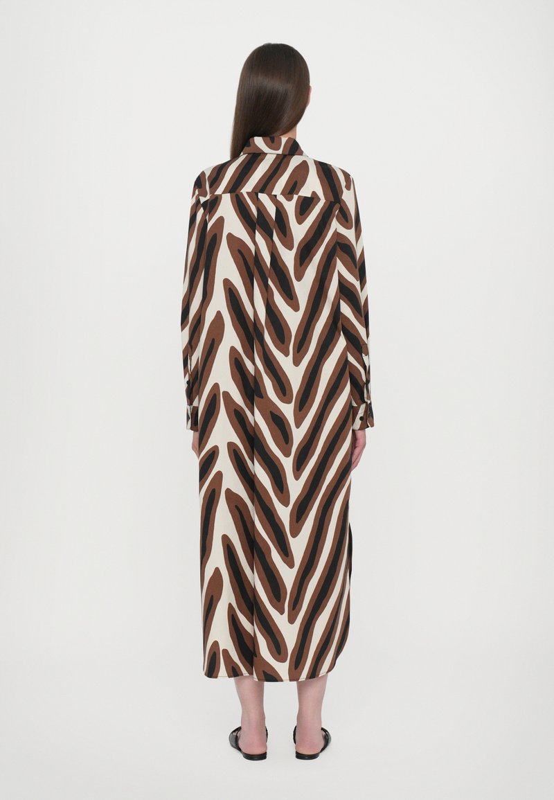 Diane von Furstenberg KARRINGTON DRESS - Blusenkleid - brown