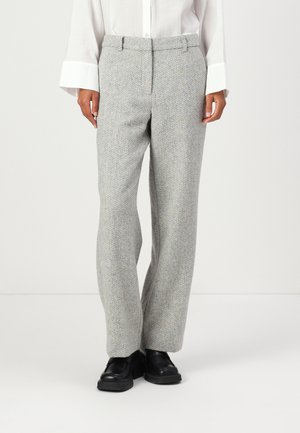 HERENA PANTS - Auduma bikses - mottled light grey