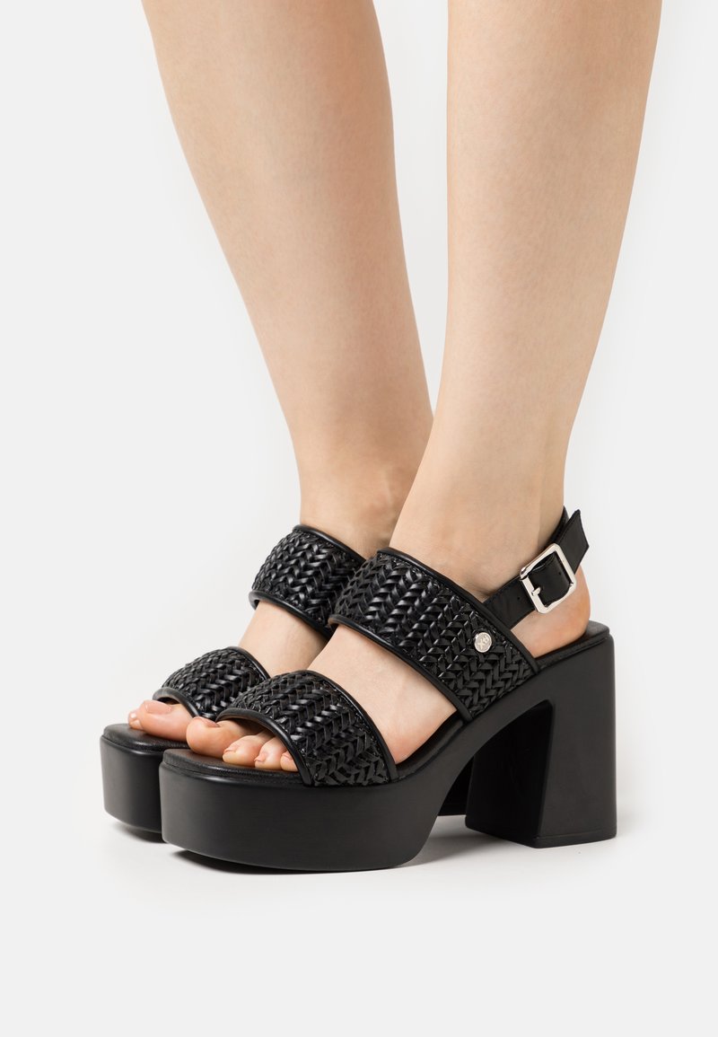 XTI High Heel Sandalette black/schwarz Zalando.at