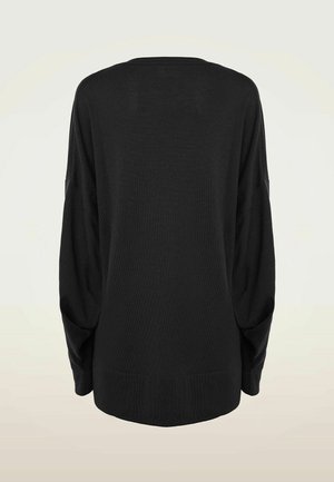 Wolford, MERINO KNIT TOP LONG SLEEVES - Maglione - black