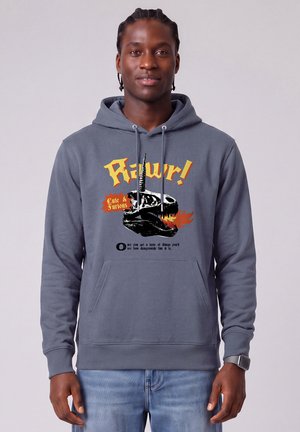 watapparel, RAWR UNISEX - Hoodie - blue grey