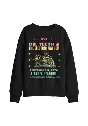 Disney, THE MUPPETS DR TEETH AND THE ELECTRIC MAYHEM POSTER UNISEX - Sweatshirt - black
