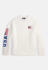 OLYMPICS FLAG FLEECE MOCKNECK - Φούτερ - white