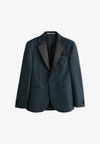 SLIM FIT JACQUARD PATTERN TUXEDO - Suit jacket - navy blue