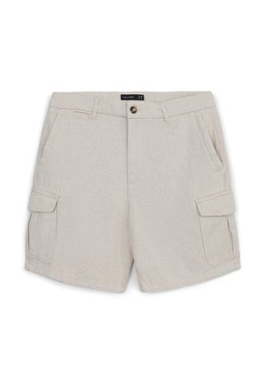 BERMUDA TASCONI - Shorts - beige chiaro melange