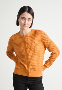 Tommy Hilfiger Casaco de malha - autumn orange